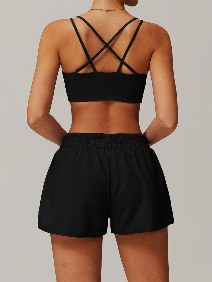 Anti-Exposure Pocket Skirt Shorts