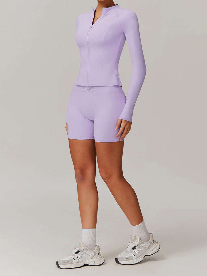 Cloud-Fold Five-Quarter Shorts