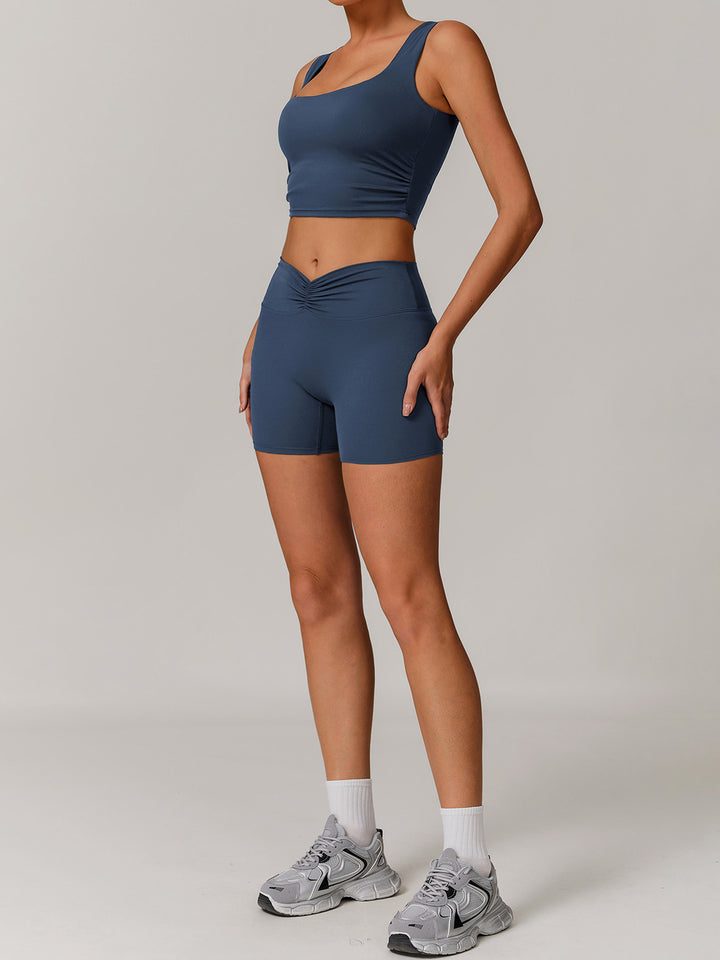 Cloud-Fold Five-Quarter Shorts