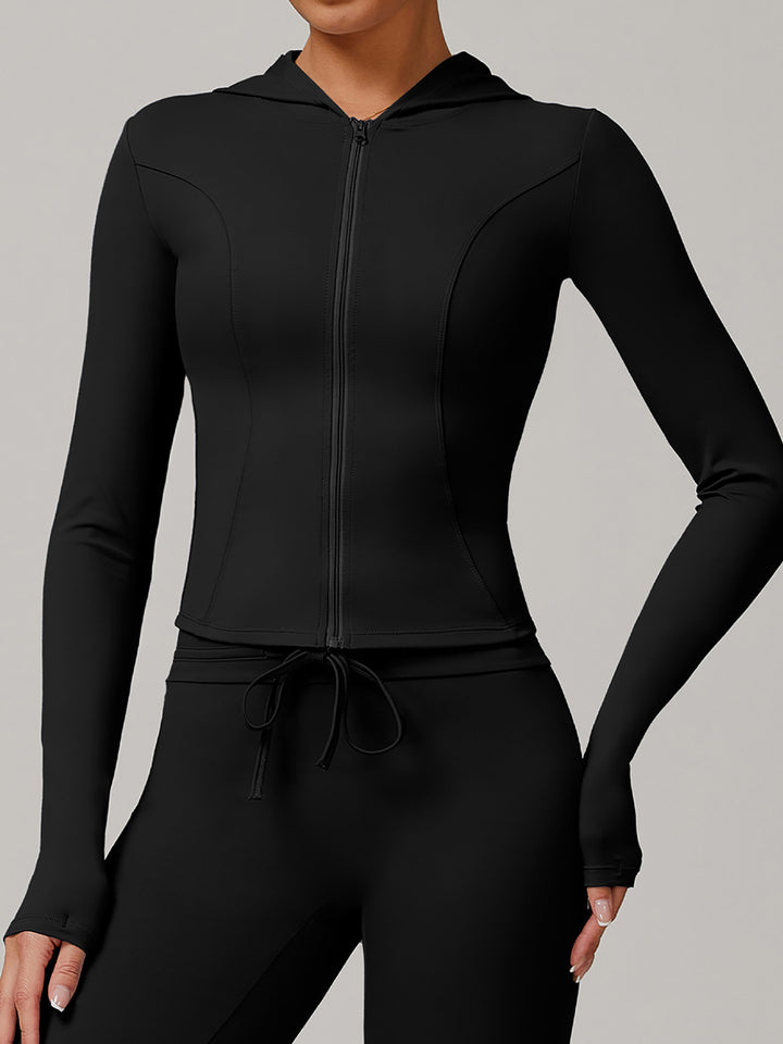 Cross-Waist Flared Sports Bottoms