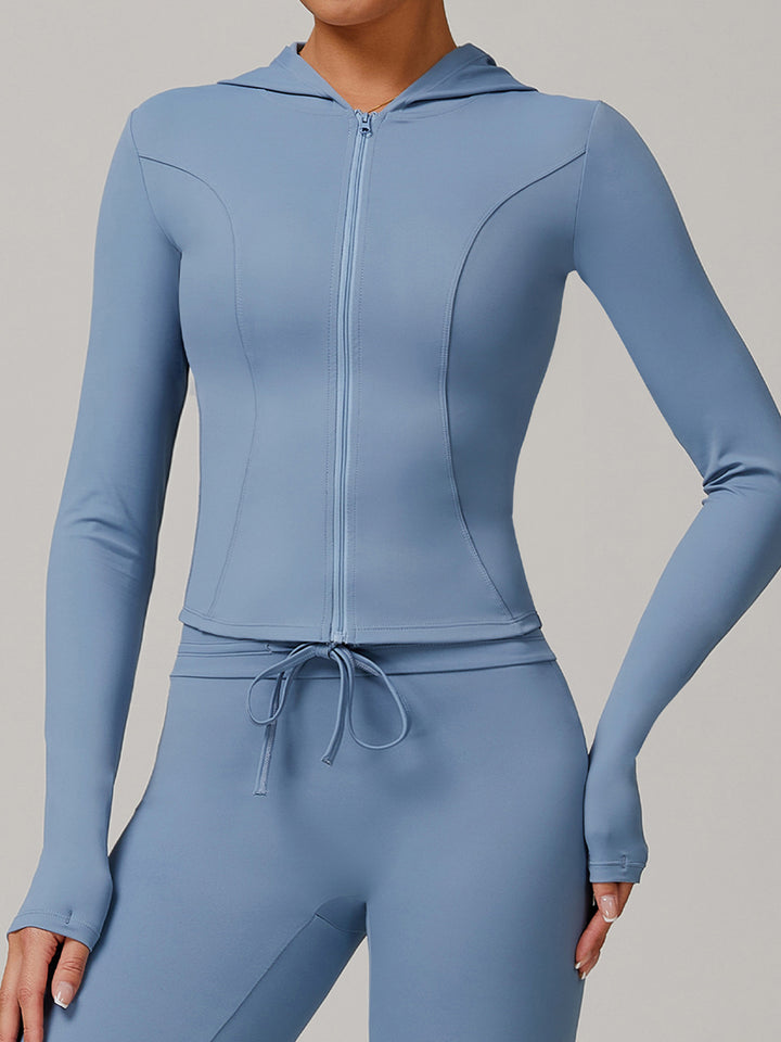 Cross-Waist Flared Sports Bottoms