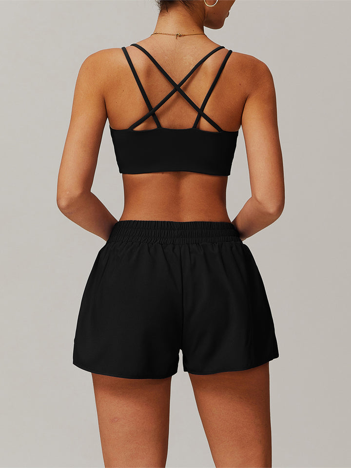 Cross Strap Contour Sports Bras