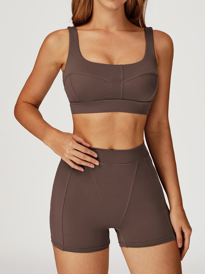 Double-Strap Nude Sports Bras