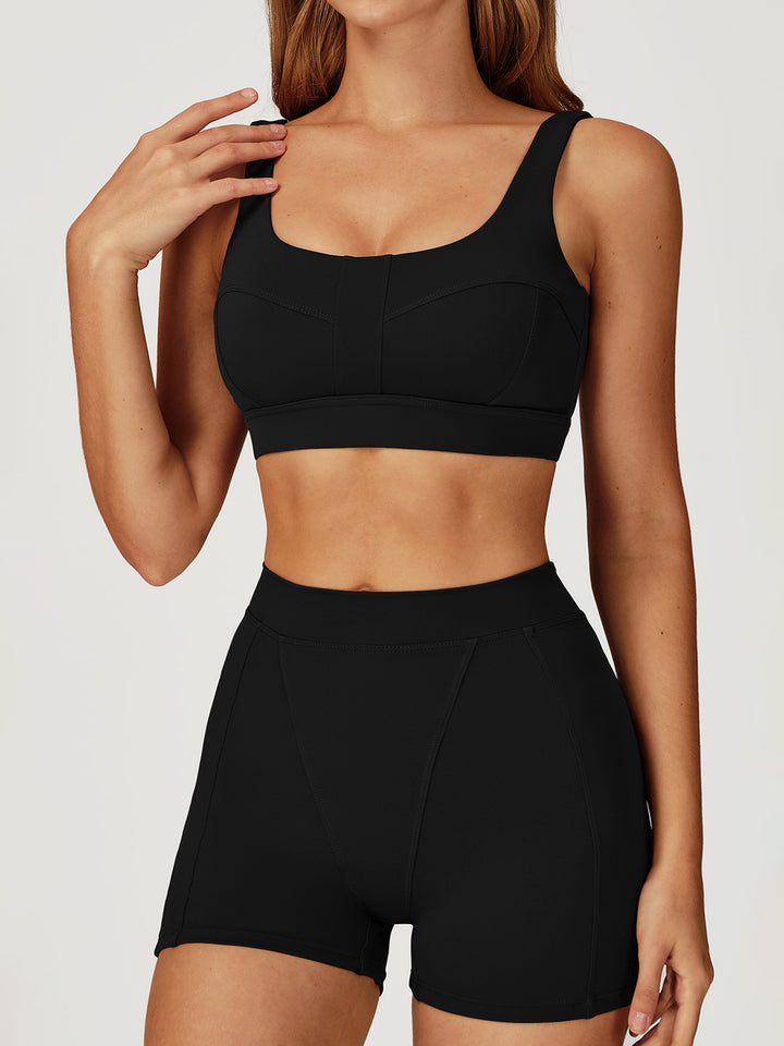 Double-Strap Nude Sports Bras