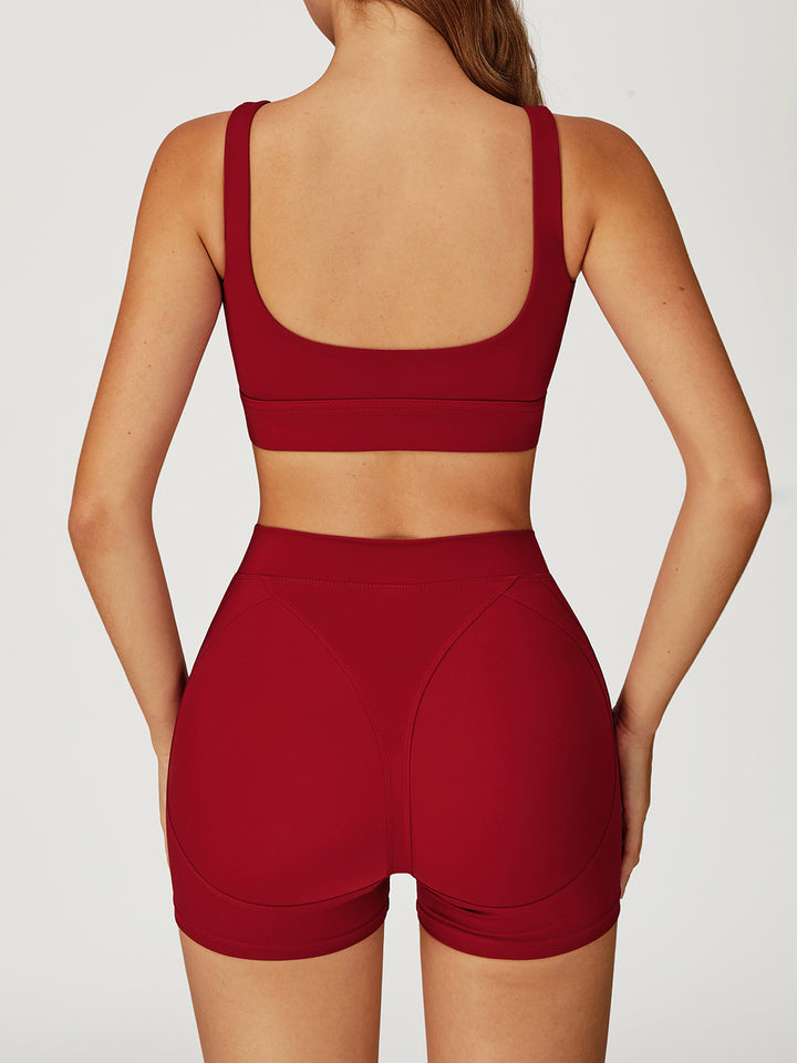 Double-Strap Nude Sports Bras
