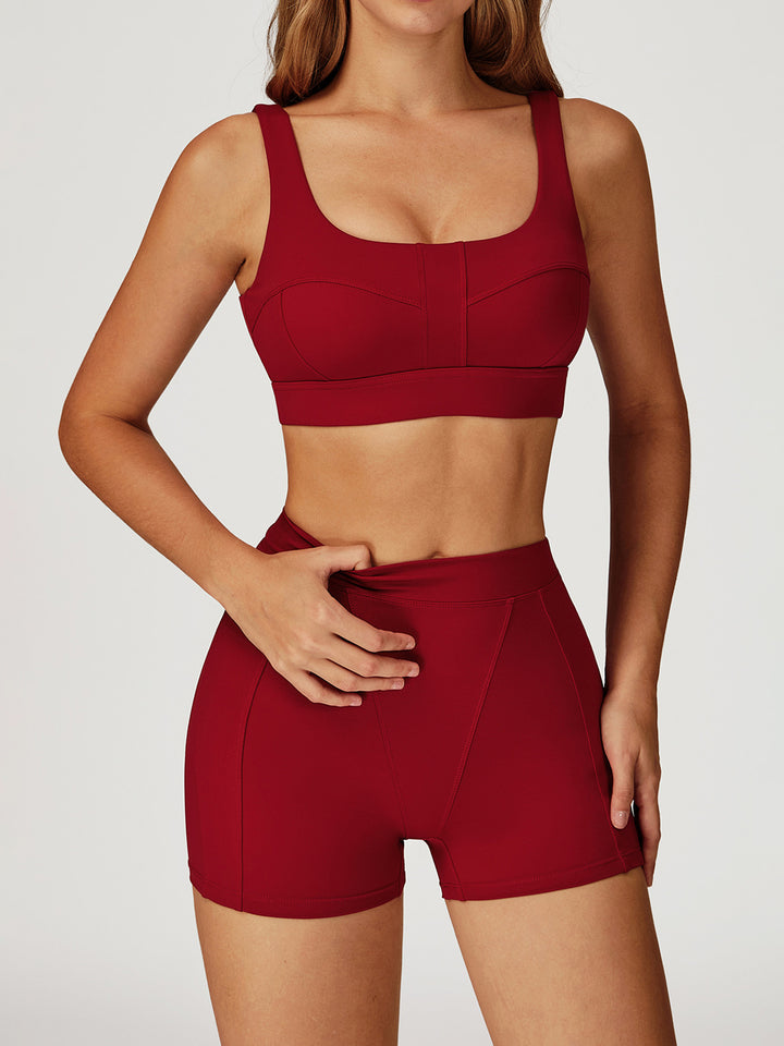 Double-Strap Nude Sports Bras