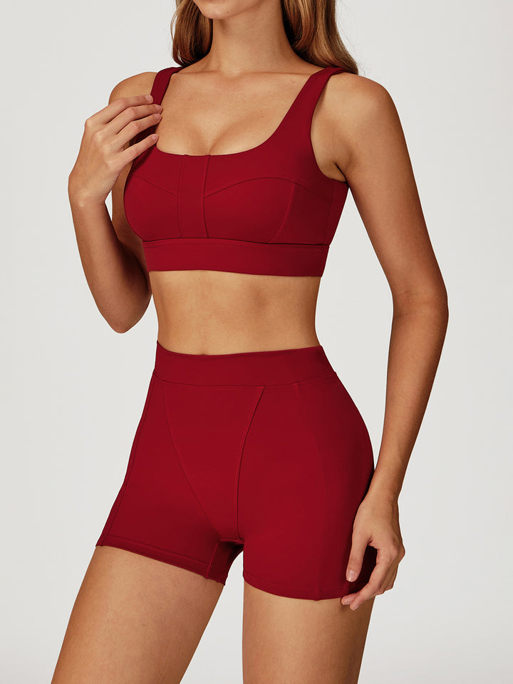 Double-Strap Nude Sports Bras