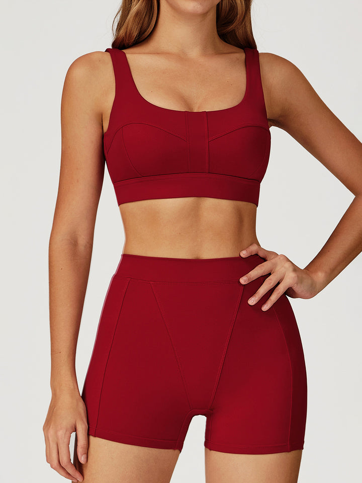 Double-Strap Nude Sports Bras