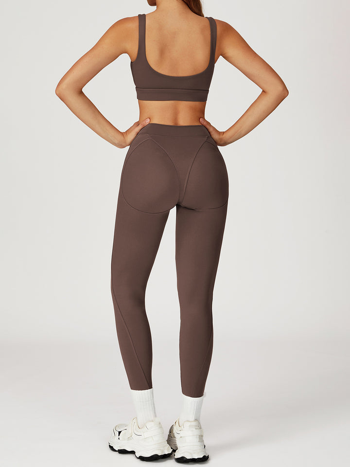 Double-Strap Nude Sports Bras