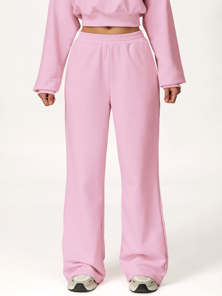 Drapey Wide-Leg Sweatpants