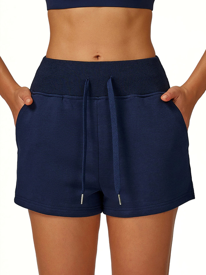 Elastic Waist Loose Fit Shorts