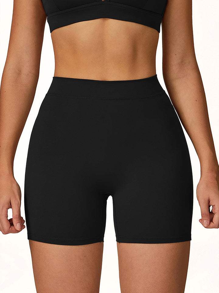 High-Waist Butt-Lifting Sports Shorts