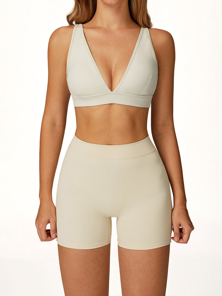 High-Waist Butt-Lifting Sports Shorts