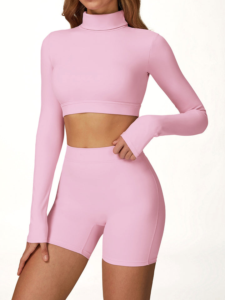 High-Waist Butt-Lifting Sports Shorts