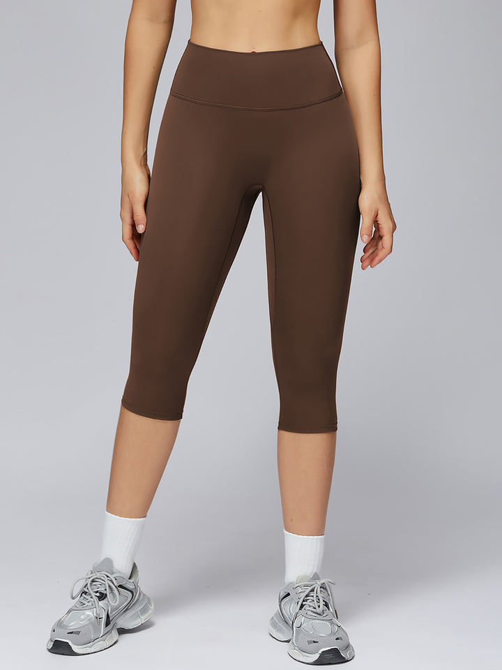 High-Waist Cropped Sculpt Pants
