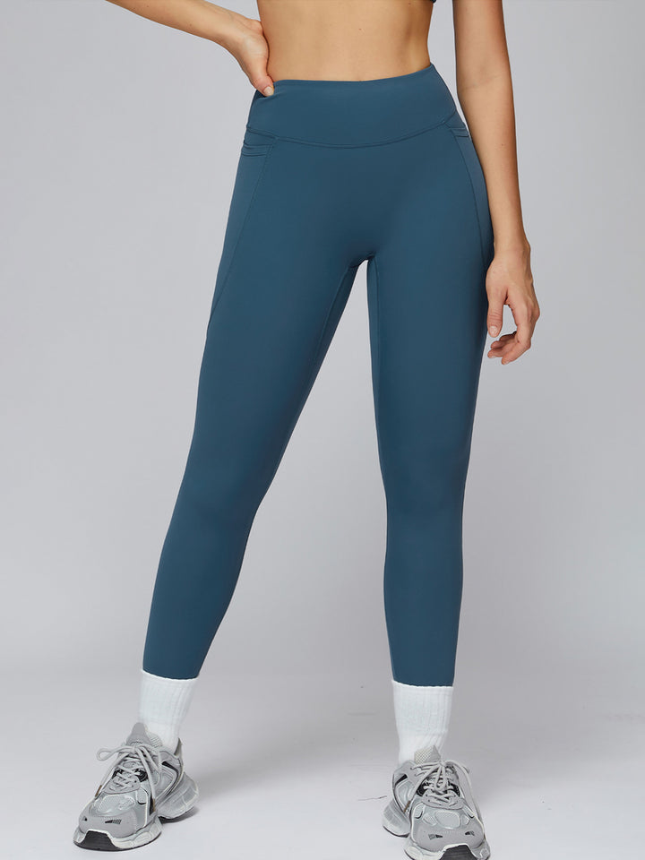 High-Waist Pocket Sports Pants