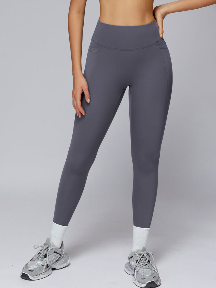 High-Waist Pocket Sports Pants