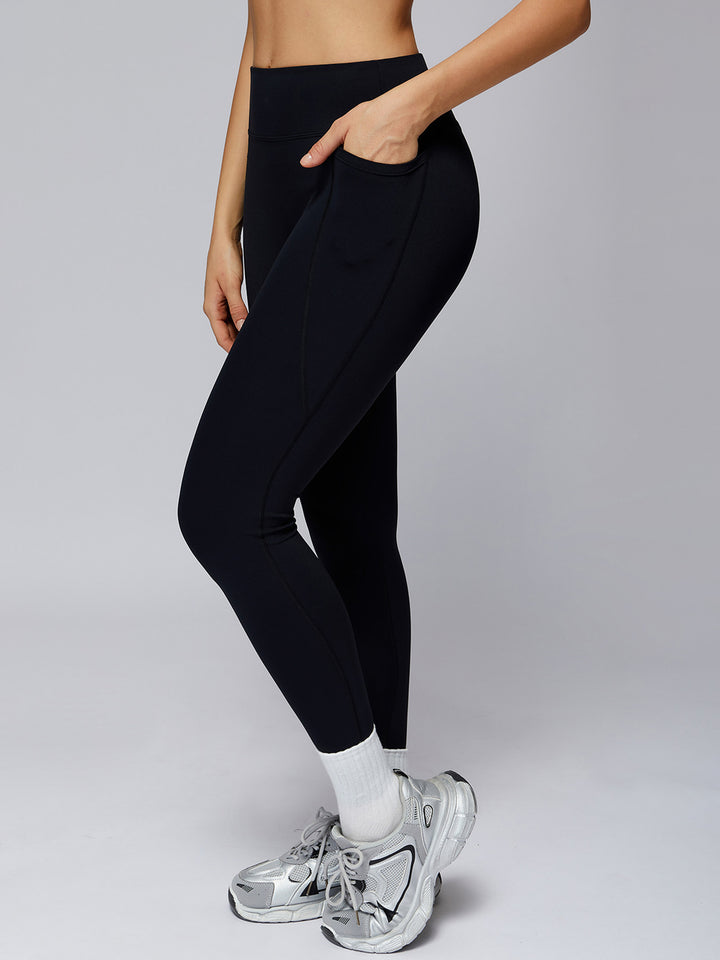 High-Waist Pocket Sports Pants