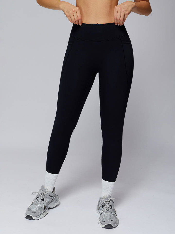 High-Waist Pocket Sports Pants
