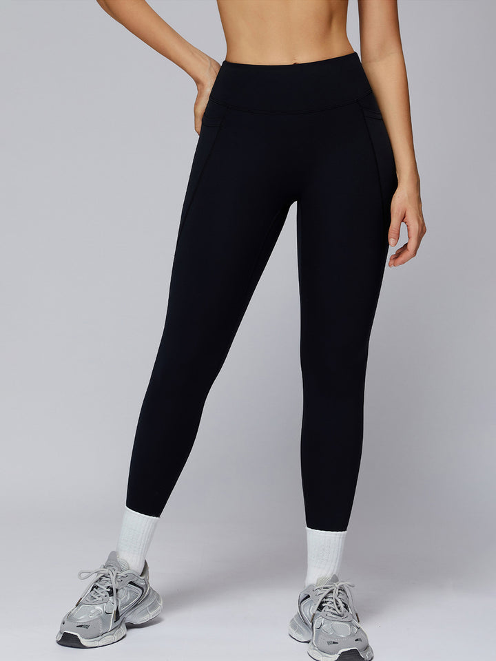 High-Waist Pocket Sports Pants