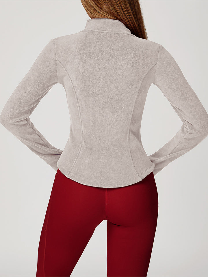High Collar Velvet Sports Coat