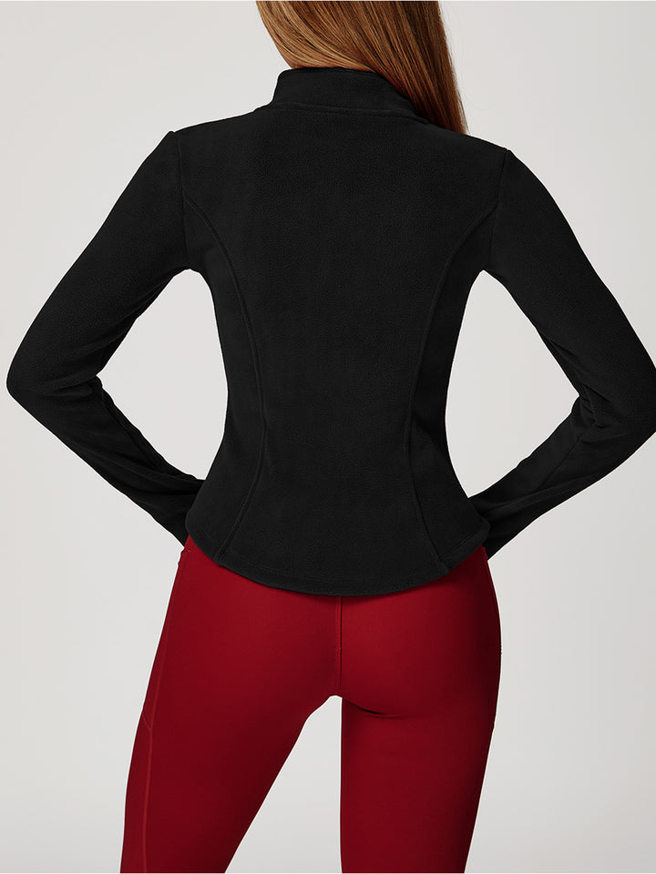 High Collar Velvet Sports Coat