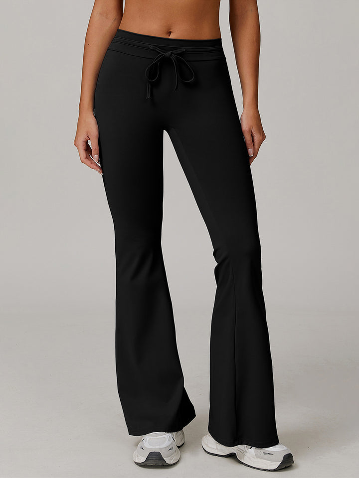 High Waist Flared Active Pants