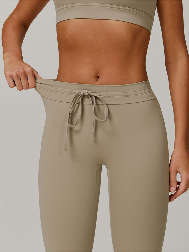 High Waist Flared Active Pants