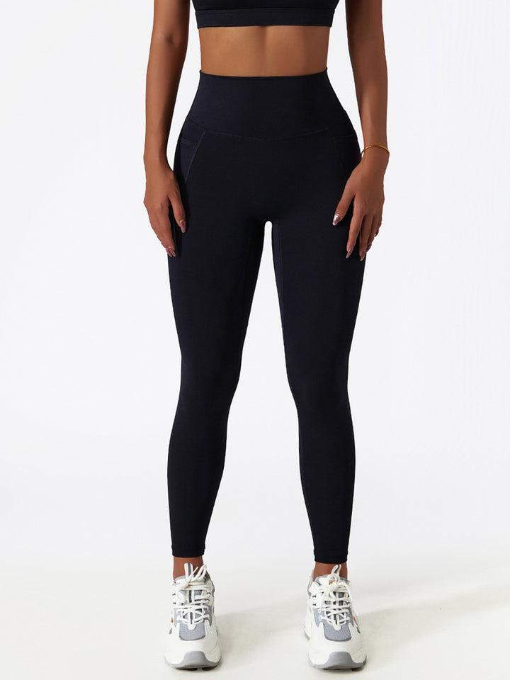 High Waist Pocket Workout Sports Bottoms