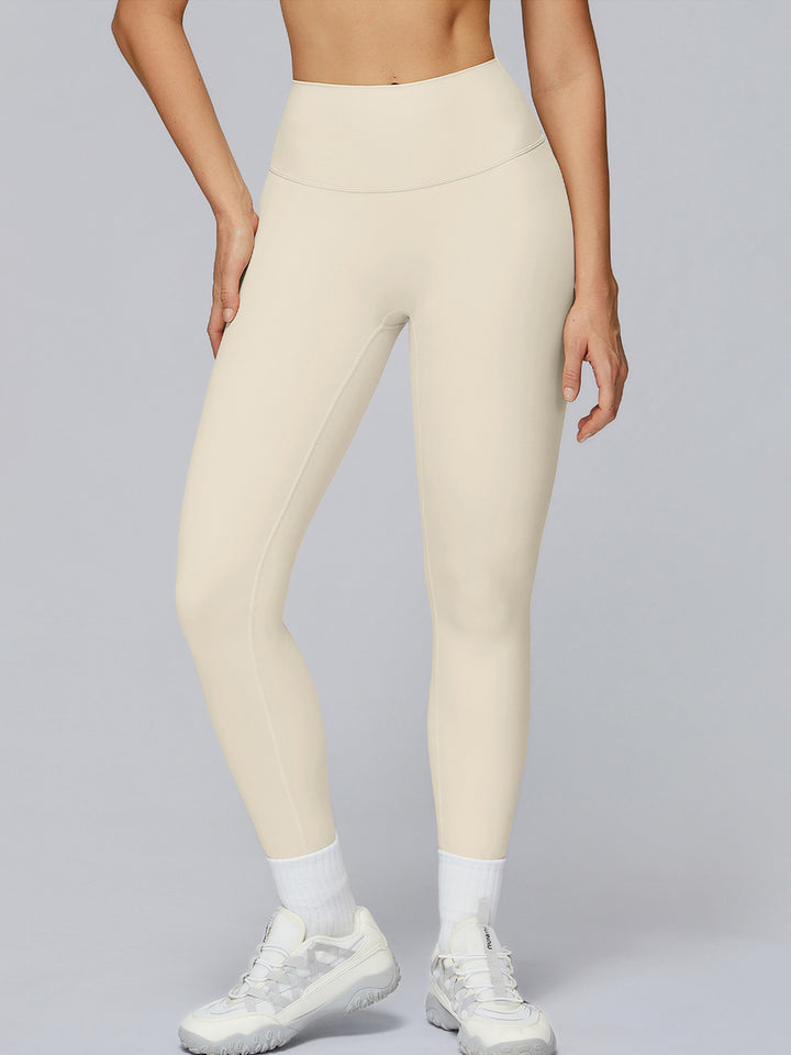High Waist Sports Pants with Hidden Pocket