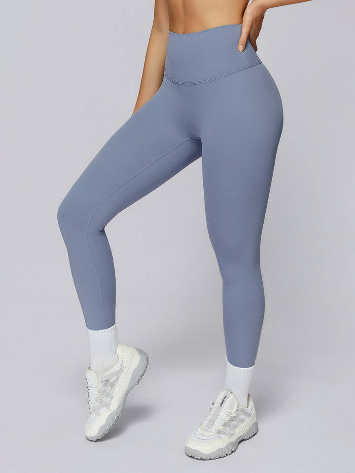 High Waist Sports Pants with Hidden Pocket