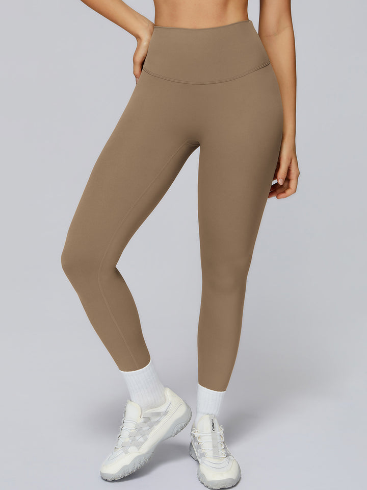 High Waist Sports Pants with Hidden Pocket