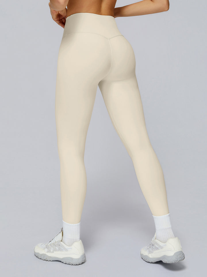 High Waist Sports Pants with Hidden Pocket