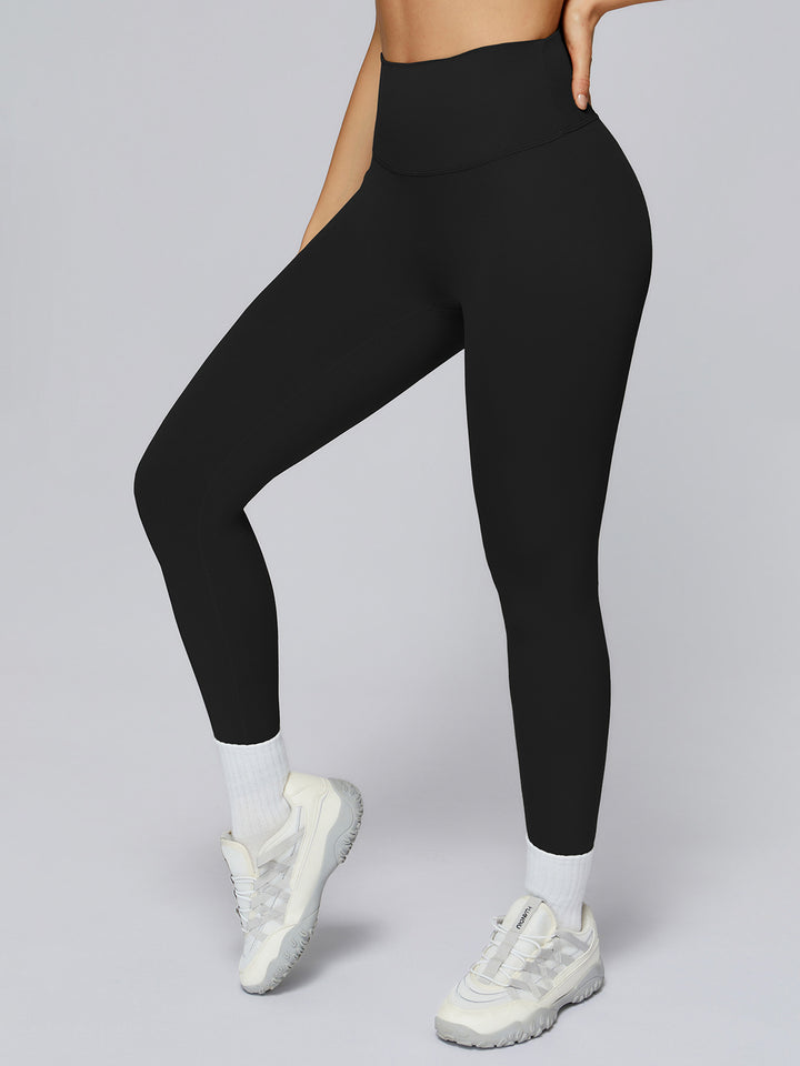 High Waist Sports Pants with Hidden Pocket