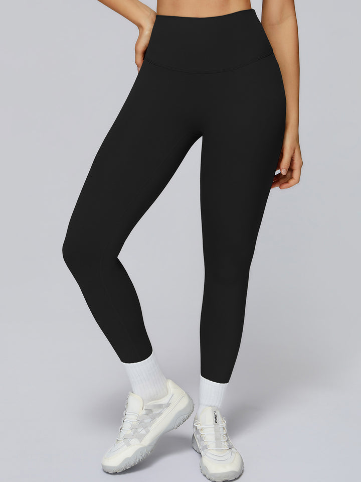 High Waist Sports Pants with Hidden Pocket