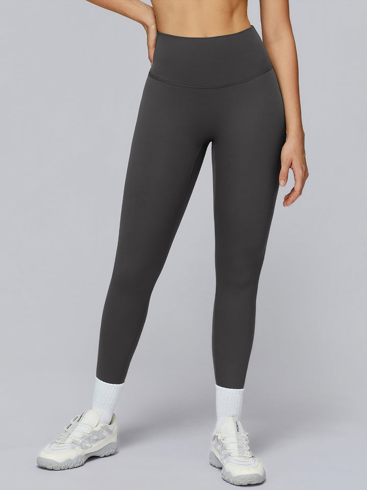 High Waist Sports Pants with Hidden Pocket