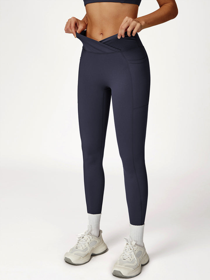 Flared High-Waist Sports Pants