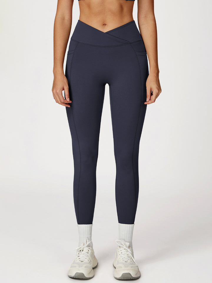 Flared High-Waist Sports Pants