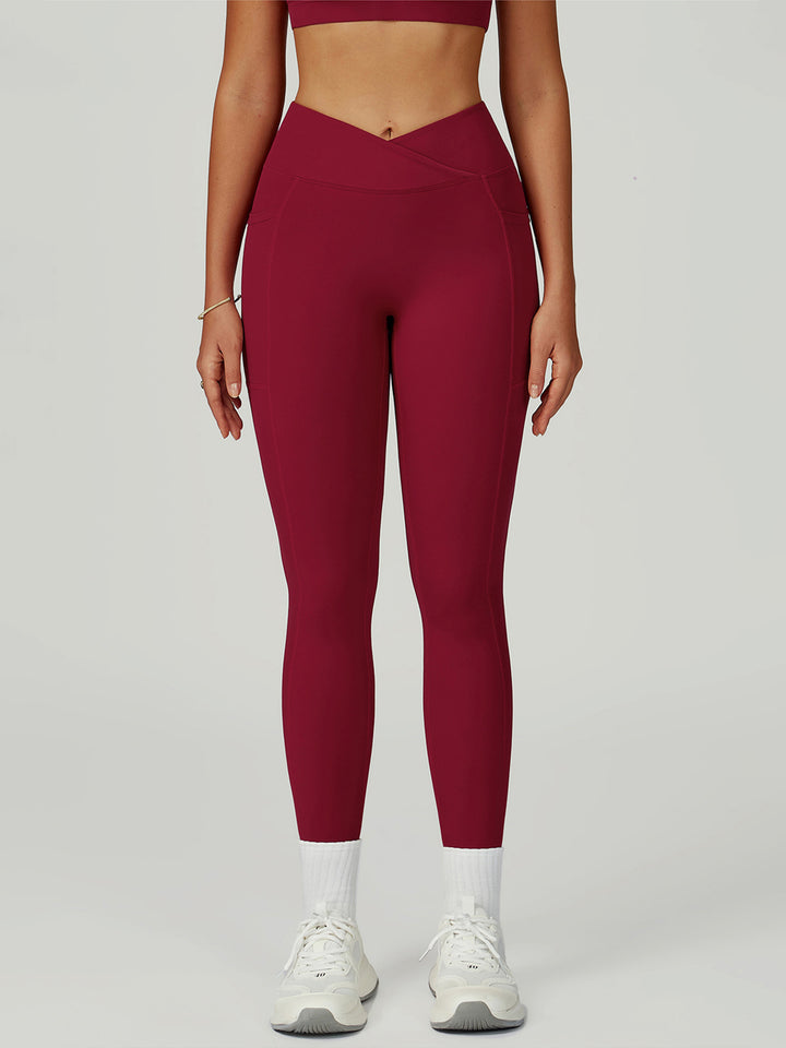 Flared High-Waist Sports Pants