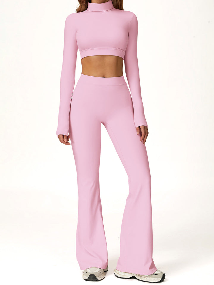 Hollow-Back Long Sleeve Sports Top
