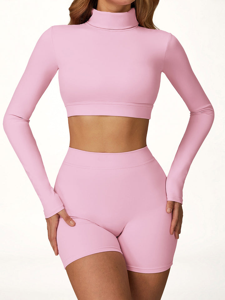 Hollow-Back Long Sleeve Sports Top