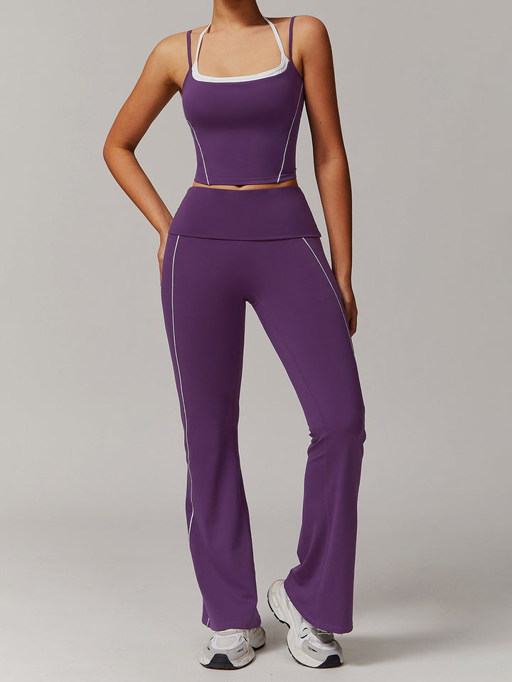 Hollow Back Halter Top
