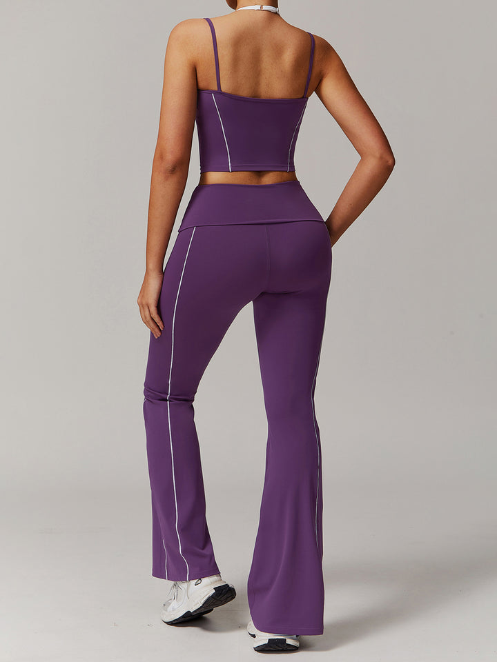 Hollow Back Halter Top