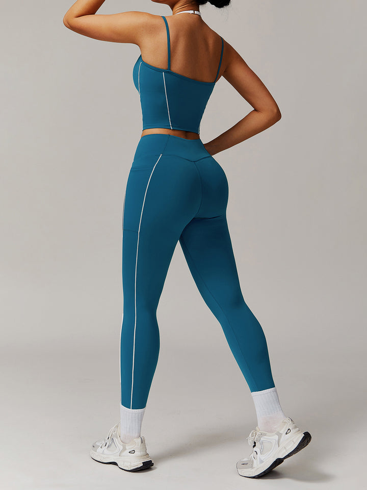 Hollow Back Halter Top