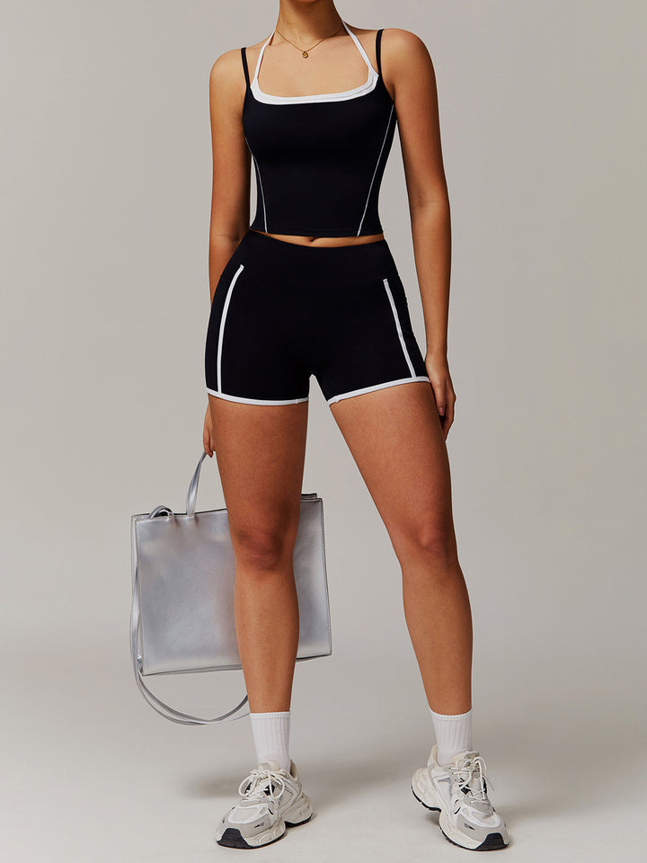 Hollow Back Halter Top