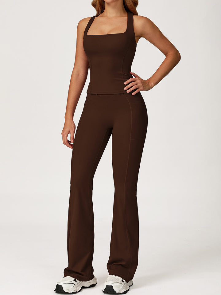 I-Back Extended Hem Sports Top