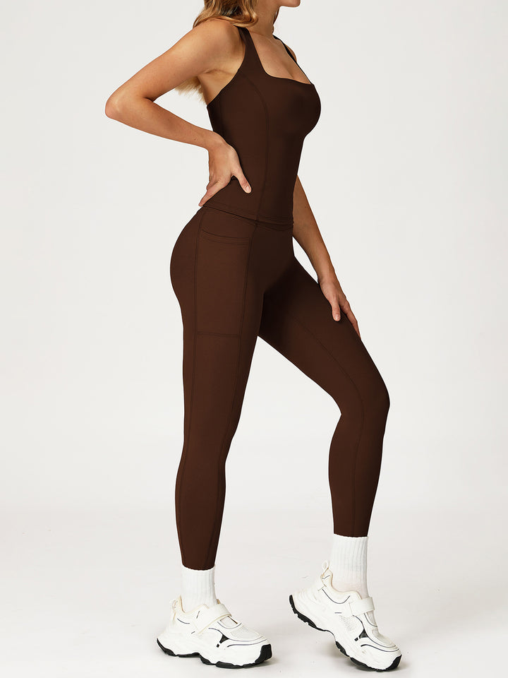 I-Back Extended Hem Sports Top
