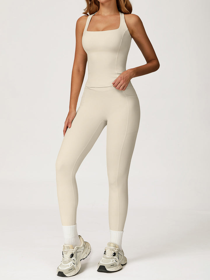 I-Back Extended Hem Sports Top