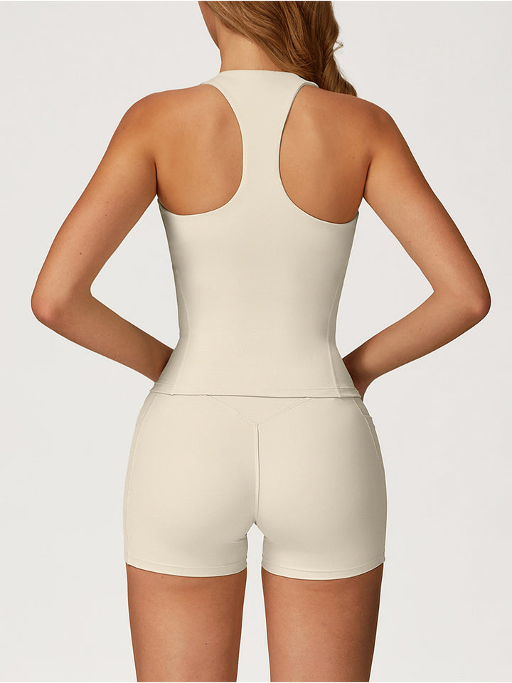 I-Back Extended Hem Sports Top
