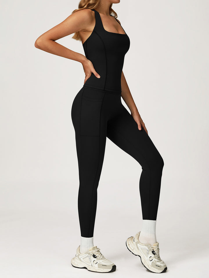 I-Back Extended Hem Sports Top